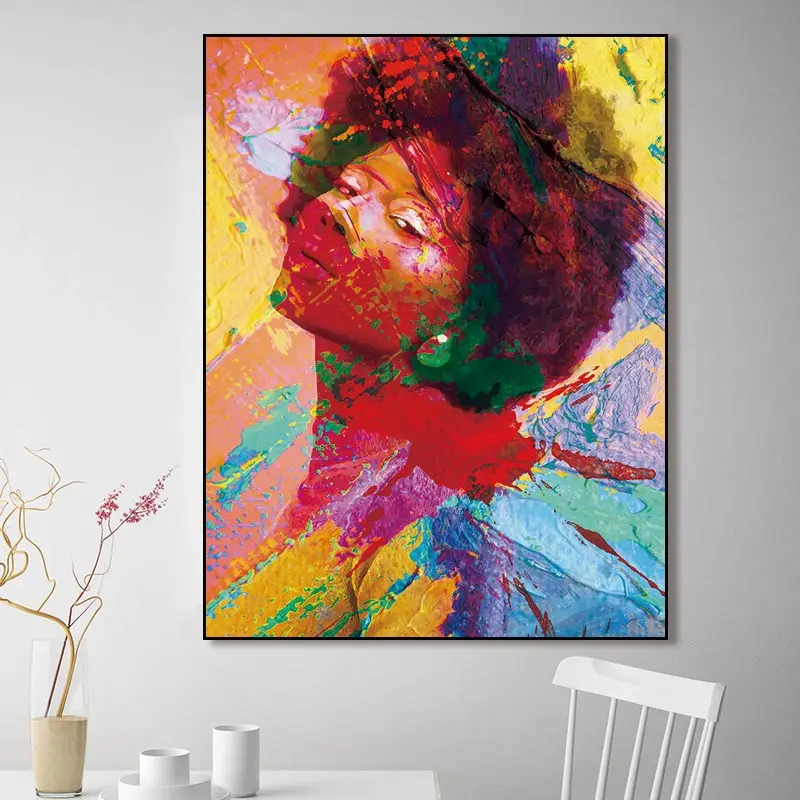 Современные картины Conisi настенные печать независимых африканских леди на холсте