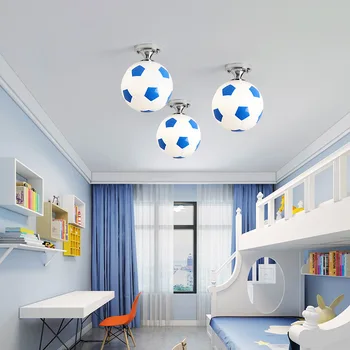 

LED Ceiling Lamp Modern Basketball Football Ceiling Light Energy Saving Home Lighting Children Boys Bedroom Cartoon Lamp