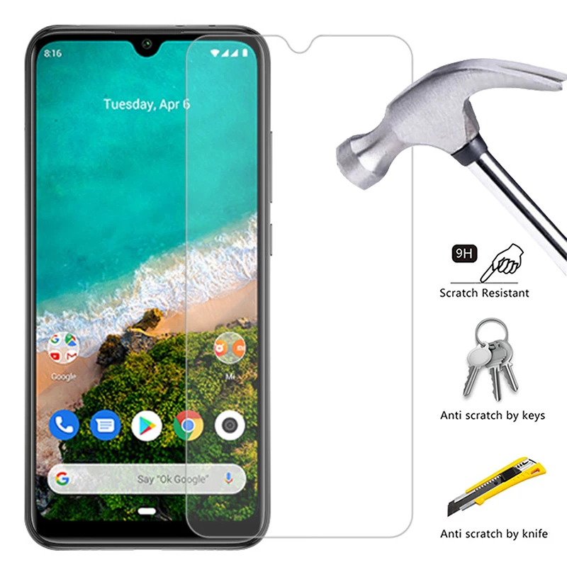 

Safety Glass for xiomi Mi A3 mi9t 9 t mi a2 lite mi cc9 Mi CC9e mi 9 screen protector protective glass on xaomi mi a2 lite Film