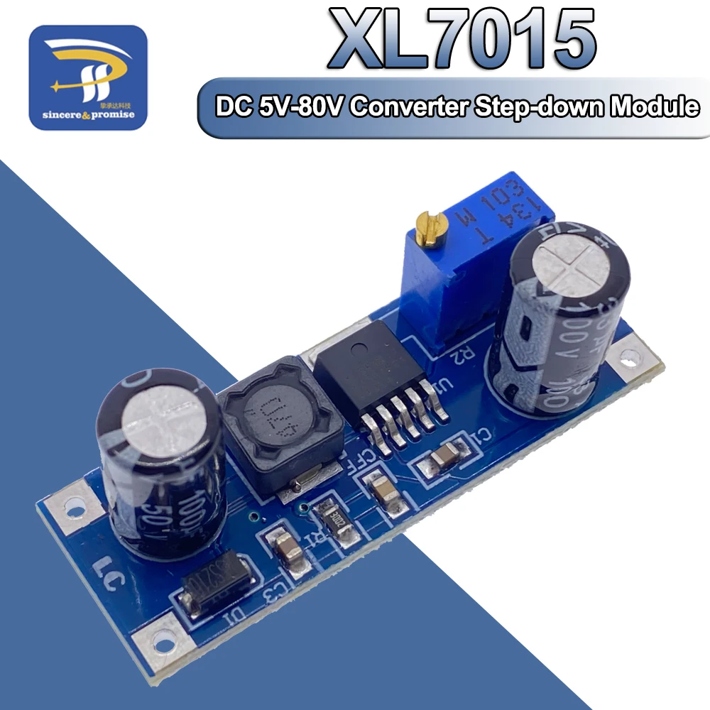 XL7015 V2 DC понижающий модуль преобразователя 5в 80в широкий вход напряжения 7005A LM2596|dc