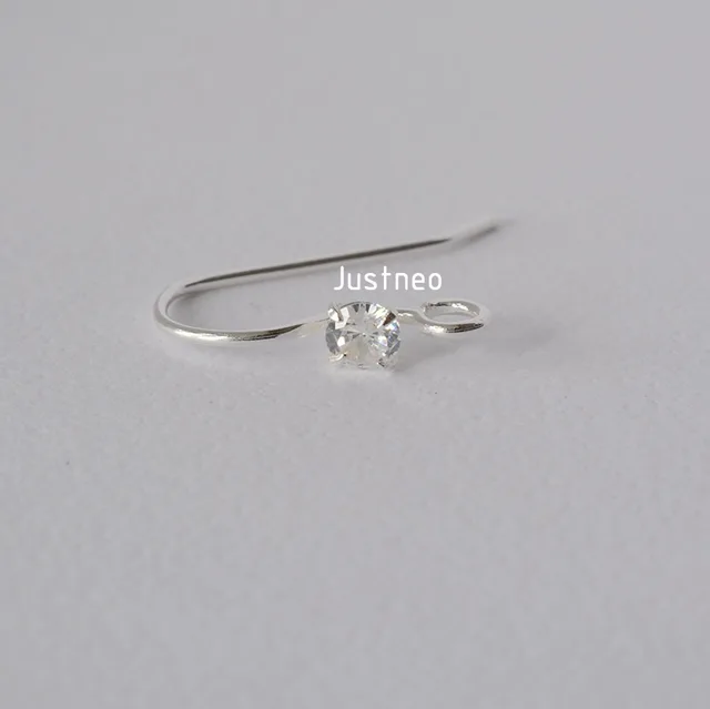 160 Set Ganci Orecchini Argento - Filo Francese Con Dadi E Anelli