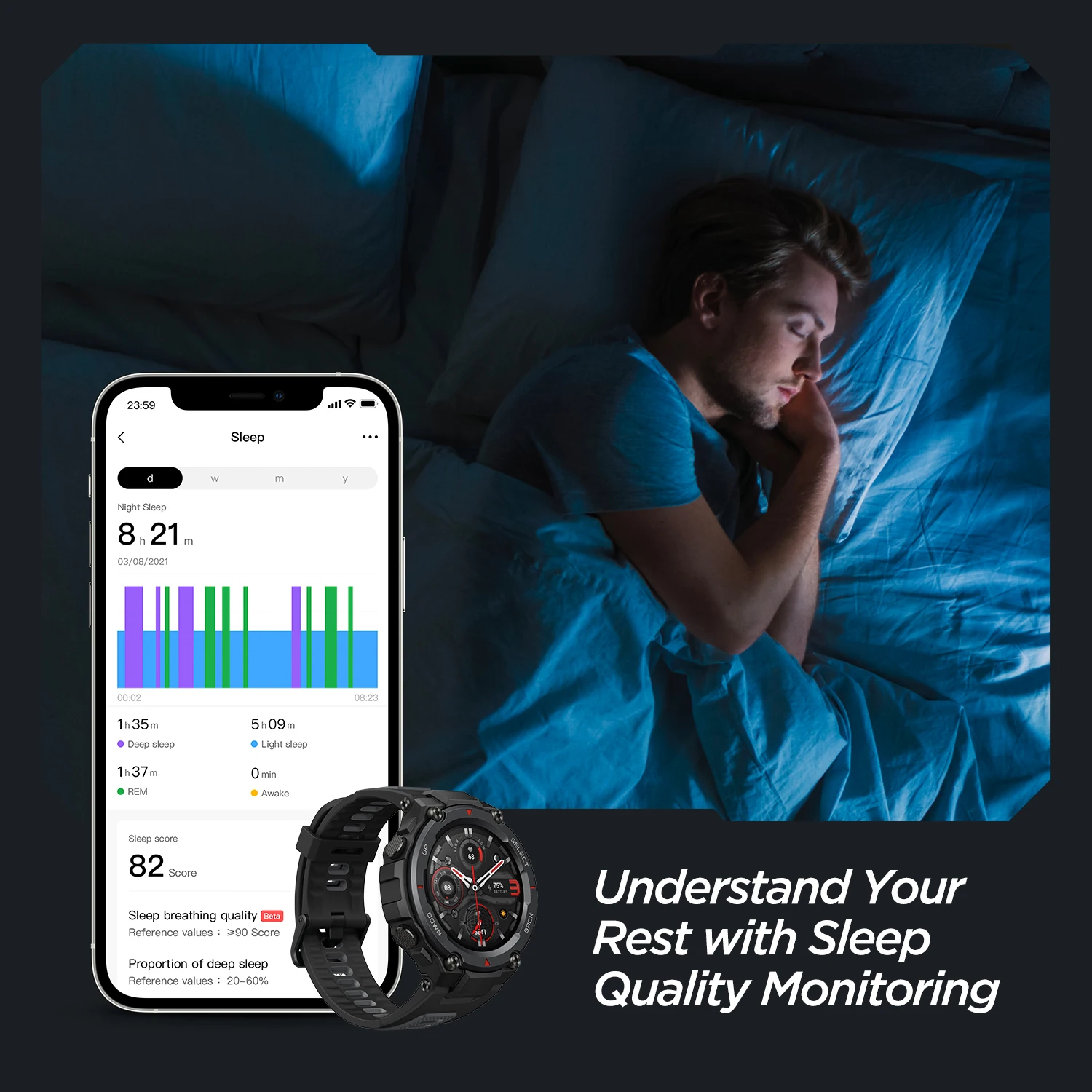 Amazfit Reloj inteligente Trex Pro para exterior, pulsera de mano digital  resistente al agua con GPS, batería de 18 días de duración, 390 mAh,  Android, iOS, versión global, compatible con teléfono|Relojes inteligentes|  -