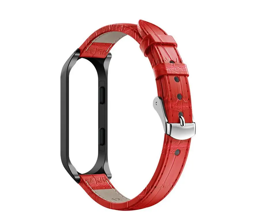 30 шт. для Xiaomi mi band 3/4 наручные часы на кожаном ремешке сменный ремешок для mi band 4 наручные часы ремешки умные аксессуары