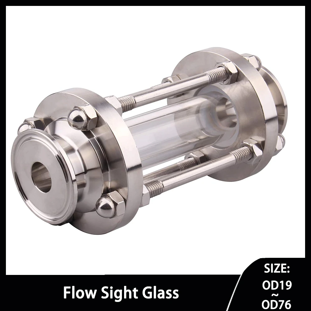 1 piece x 4" 102MM Sanitary Sight Glass Tri Clamp Ferrule Stainless Steel 316 1 piece x 4" 102MM Sanitary Sight Glass Tri Clamp Ferrule Stainless Steel 316