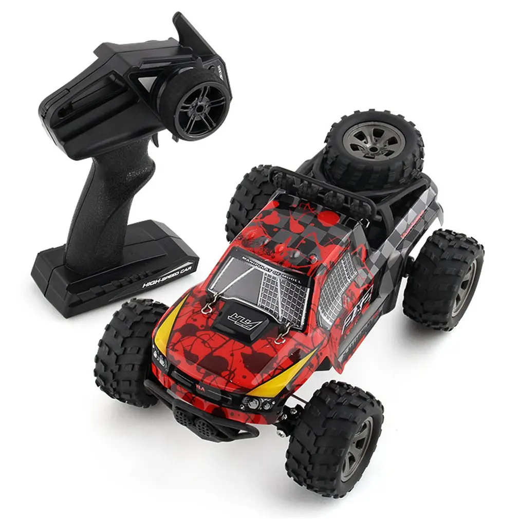 1:18 2,4G 4WD RC большой ножной автомобиль грузовик дистанционное управление внедорожный гусеничный автомобиль модель RTR игрушка для детей подарок - Цвет: red