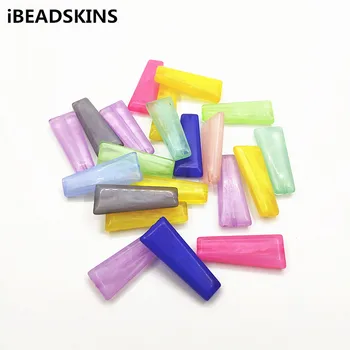 

New arrival! mix color 100pcs Double color trapezoid beads for earrings accessories,Earring parts Jewelry findings DIY Make