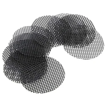 

30 Pcs 10cm Round Flower Pot Hole Mesh Pad Bonsai Pot Bottom Grid Mat Mesh Garden's Drainage Mesh Hole Sns