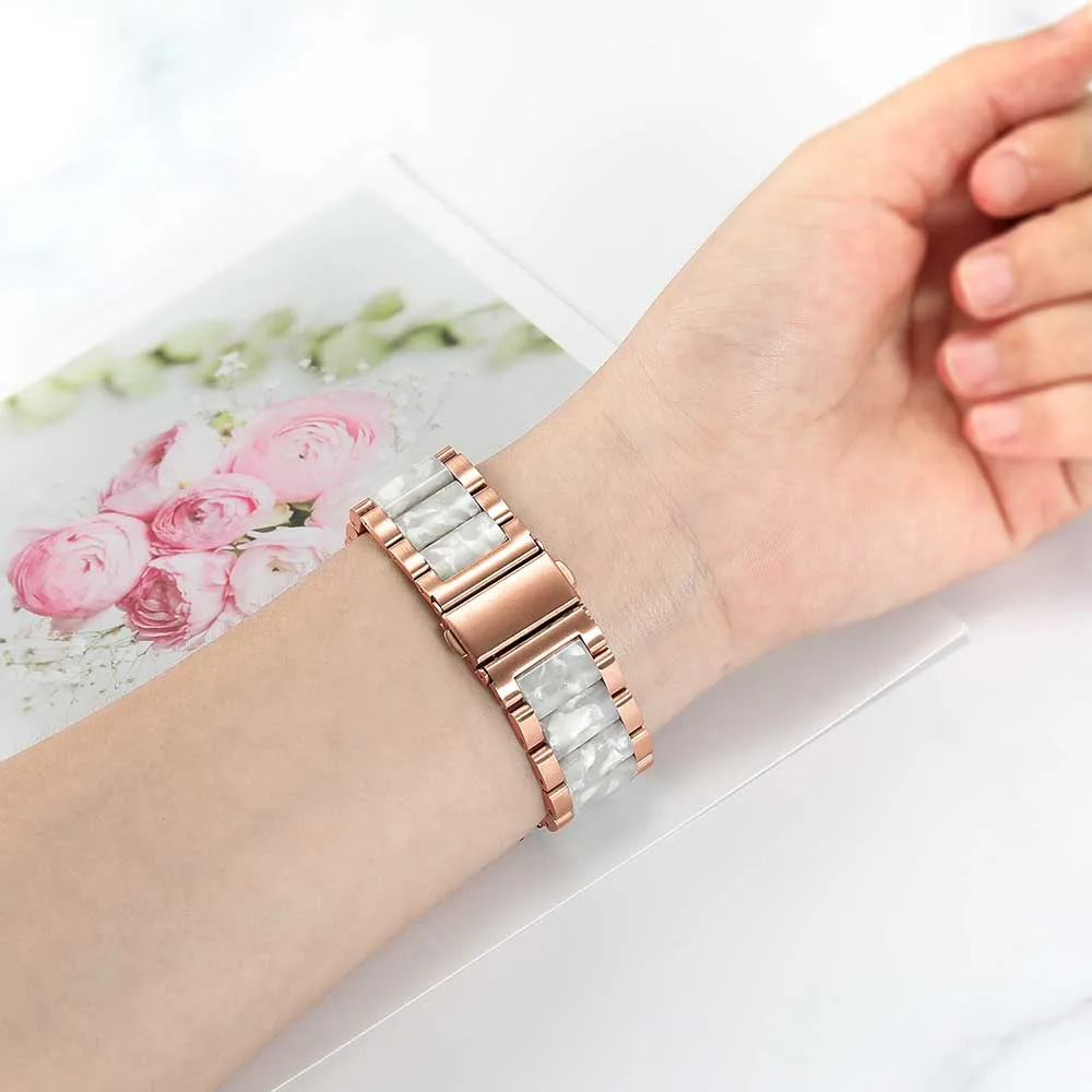 Ремешок из полимера и нержавеющей стали для Apple Watch iWatch SE 6 5 4 3 2 1 44/40/42/38 мм|Ремешки