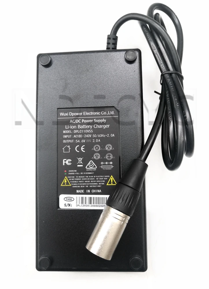 Chargeur BMZ Pour Vélo électrique Kettler Velossi 2.0 - 54,6V 4A