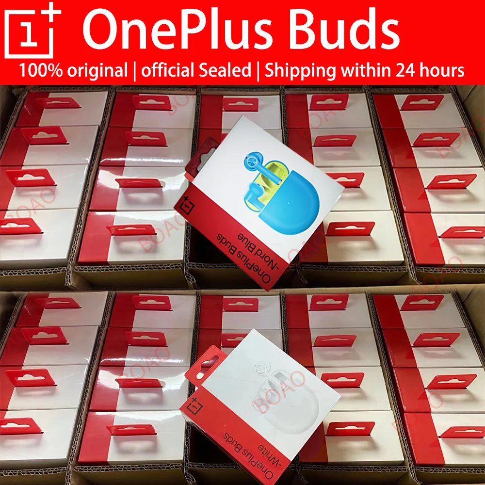 Оригинальные наушники OnePlus Buds TWS Ture Беспроводная Bluetooth гарнитура 420 мАч Dolby