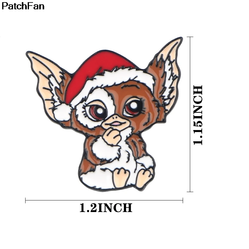20 шт./лот A2555 Patchfan Gremlins модные забавные очаровательные милые Мультяшные булавки для детей, мужчин, женщин, броши, аксессуары для одежды, ювелирные изделия, значки