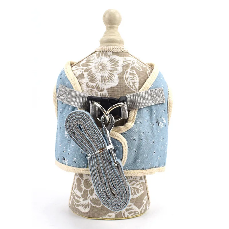 Новинка 2020 милый нейлоновый поводок для маленьких собак шлейка кошек жилет