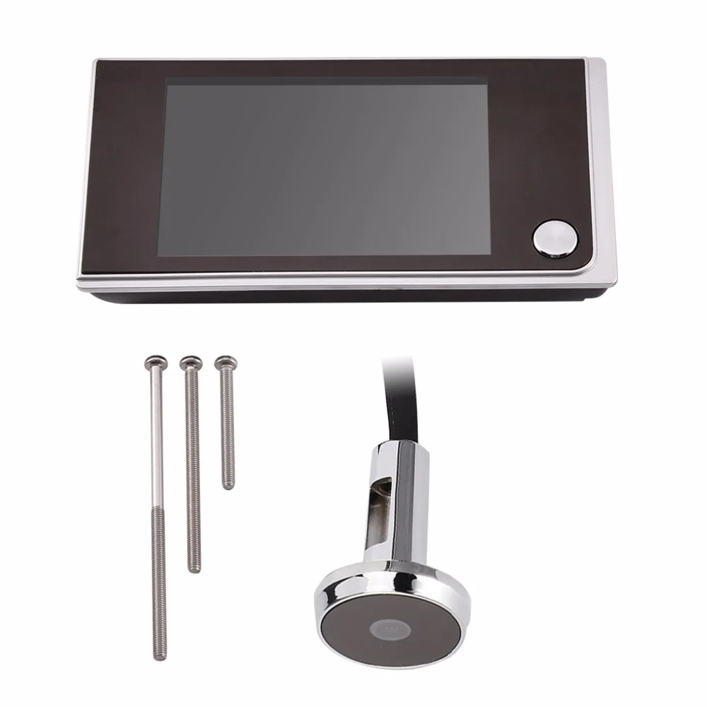 Peephole Camera Viewer Anti Thief 3 5in Indoor LCD Color Screen Visual 120 Degree Angle Peephole 