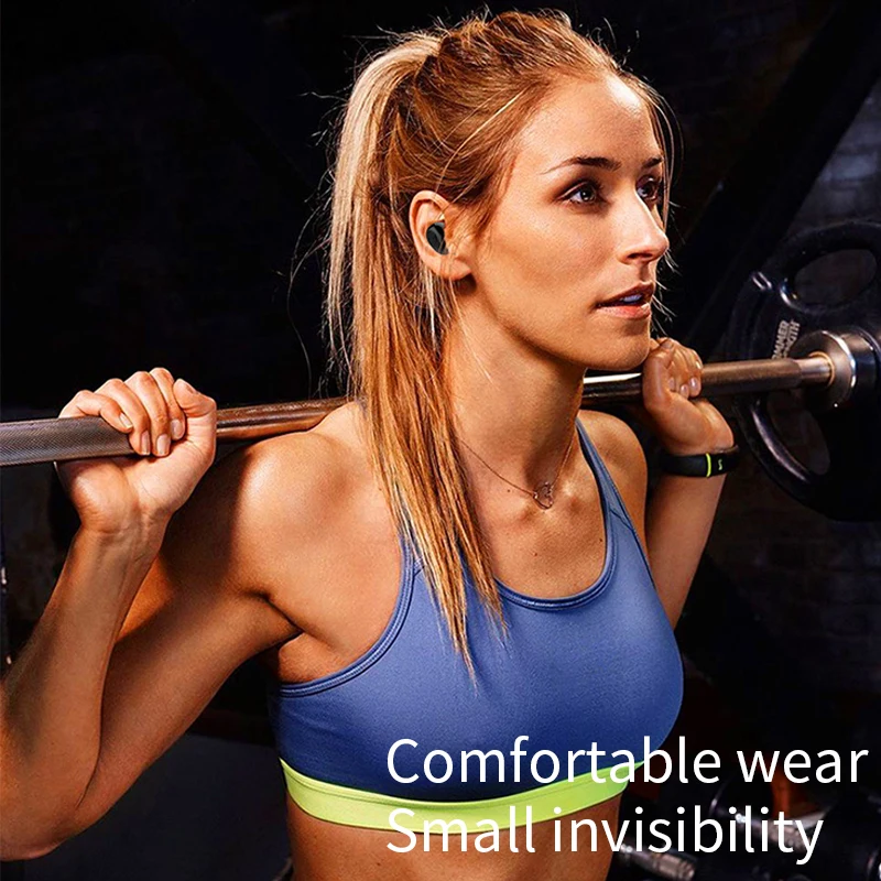 Newest TWS Wireless Earphones Headphones Bluetooth 5.0 Earbuds as Power Bank Sport Headset Noise Cancel Earphone Headphone