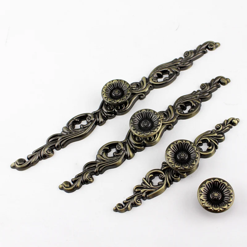 1 шт. бронзовые ручки для шкафа в стиле ретро | Обустройство дома