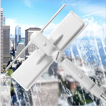 

Window Cleaning Brushes Long Handle Window Cleaner Glass Squeegee Telescopic Rod Rotating Head With Cleaning Cloth Rubber wiper