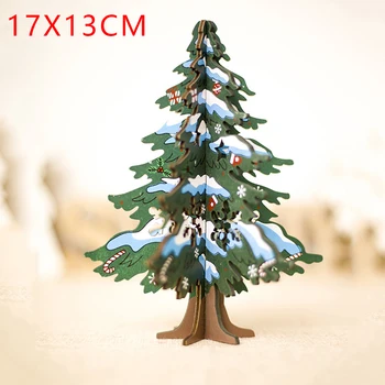

Artificial Wooden Mini Christmas Tree Home Hotel Holiday Desk Decor Family Gift Christmas Stand Tree Happy New Year Christmas De