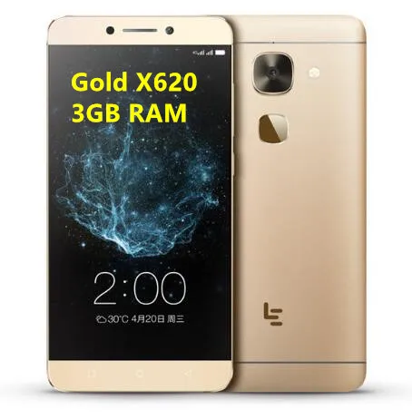 Letv LeEco Le 2X620X625X626 смартфон MTK Helio X20 Deca Core 3 ГБ ОЗУ 32 Гб ПЗУ 5," 1920x1080 отпечаток пальца LTE мобильный телефон - Цвет: GOLD X620 3GB RAM