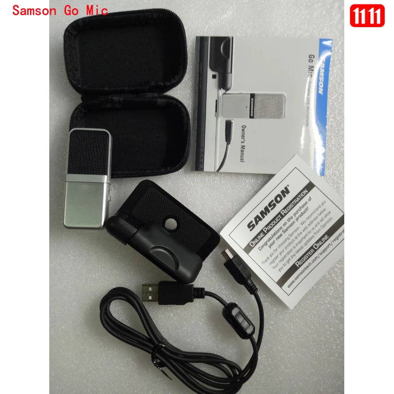Original SAMSON Go Mic Compact Portable USB Condenser Microphone Recording  Microphone For Computer And Notebook Plug And Play - AliExpress Consumer 