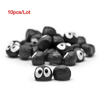 

10pcs/Lot My Neighbor Totoro Dust Elves Black Briquettes Mini Resin Figures Toy Landscape Decor Crafts