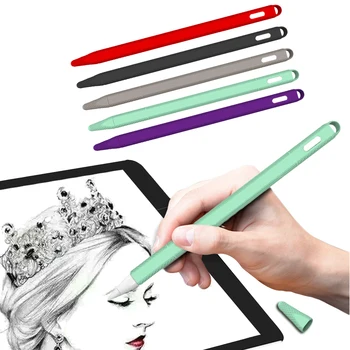 

Silicone Protective Cover Case Shell Sleeve for Apple Pencil Ipencil 2nd Generation Stylus Pen Accessories Gadgets