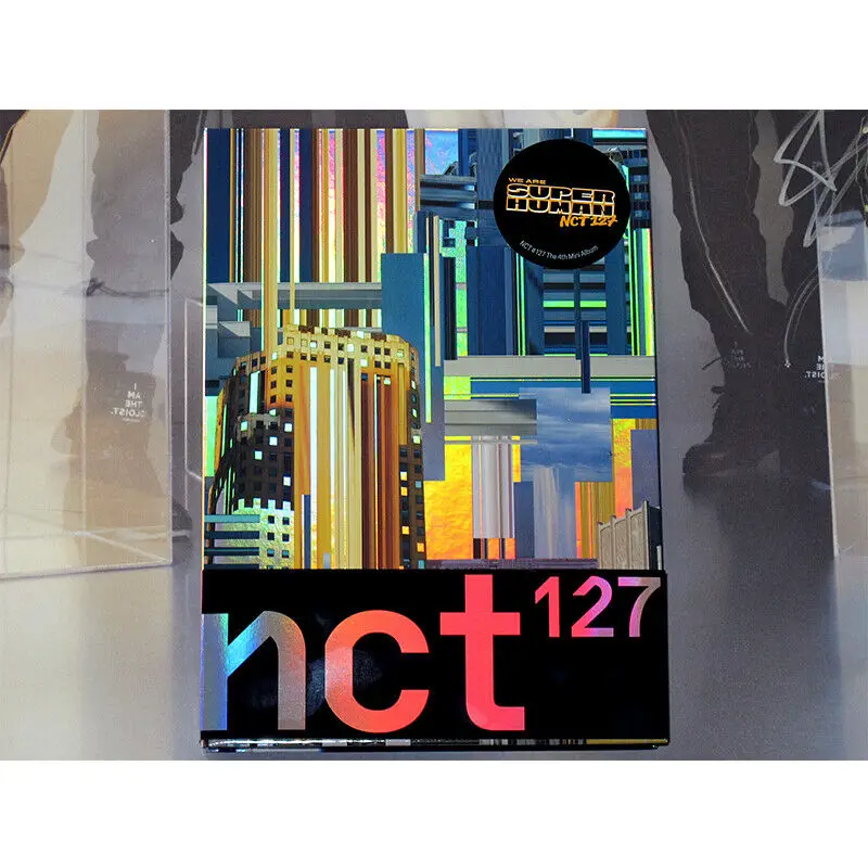 Подписанный вручную фотоальбом NCT 127 4 й мини альбом с автографом мы суперчеловек