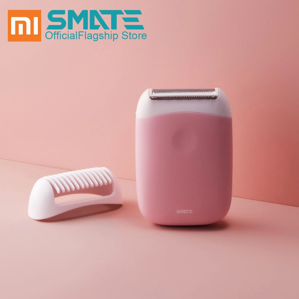 Для Xiaomi SMATE Эпилятор 3в1 Мини электрическая бритва для волос портативные водонепроницаемые USB Эпиляторы для девушек и девушек Машинка для удаления волос Чистая