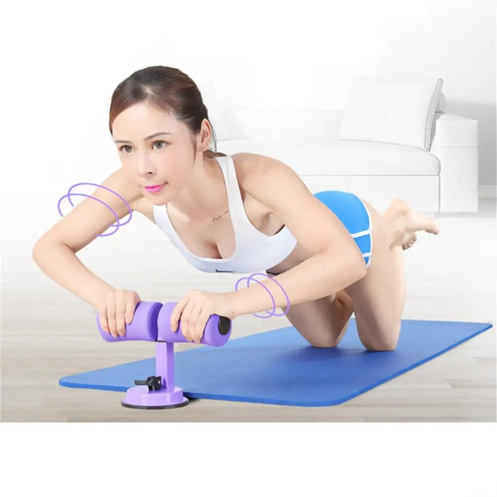 Sit Up Aids Portable Ankle Support, Fixed Foot Sit-up Rack, Roll Belly Exercise, Rubber Sucker Safe and Stable, Slim Waist Legs
