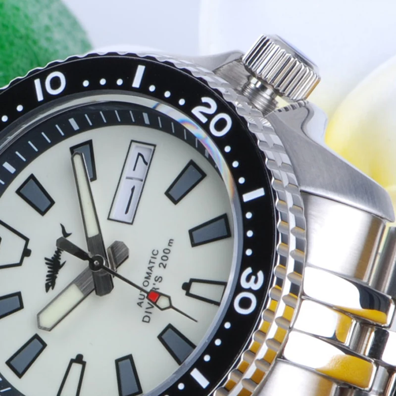 HEIMDALLR Шарки SKX007 NH36 автоматические часы Для мужчин сапфир механические Винтаж для