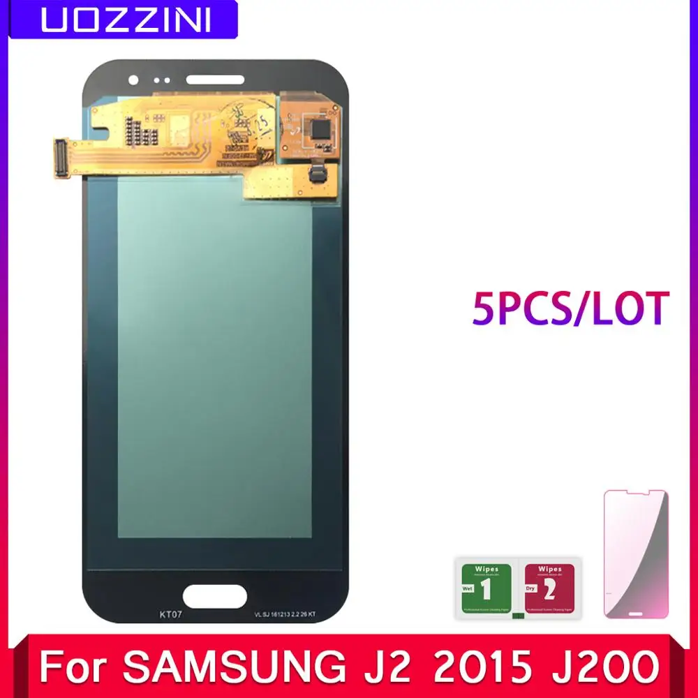 

5 Pcs/Lot Super AMOLED For Samsung Galaxy J2 2015 J200 J200F J200Y J200G J200H LCD Display Touch Screen Digitizer Assembly