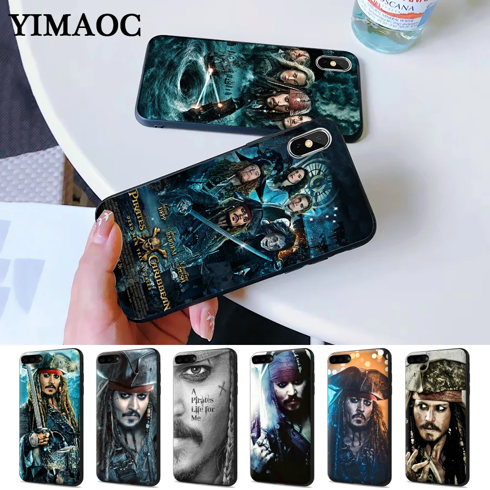 

Pirates of the Caribbean Silicone Case for iPhone 5 5S 6 6S Plus 7 8 X XS Max XR