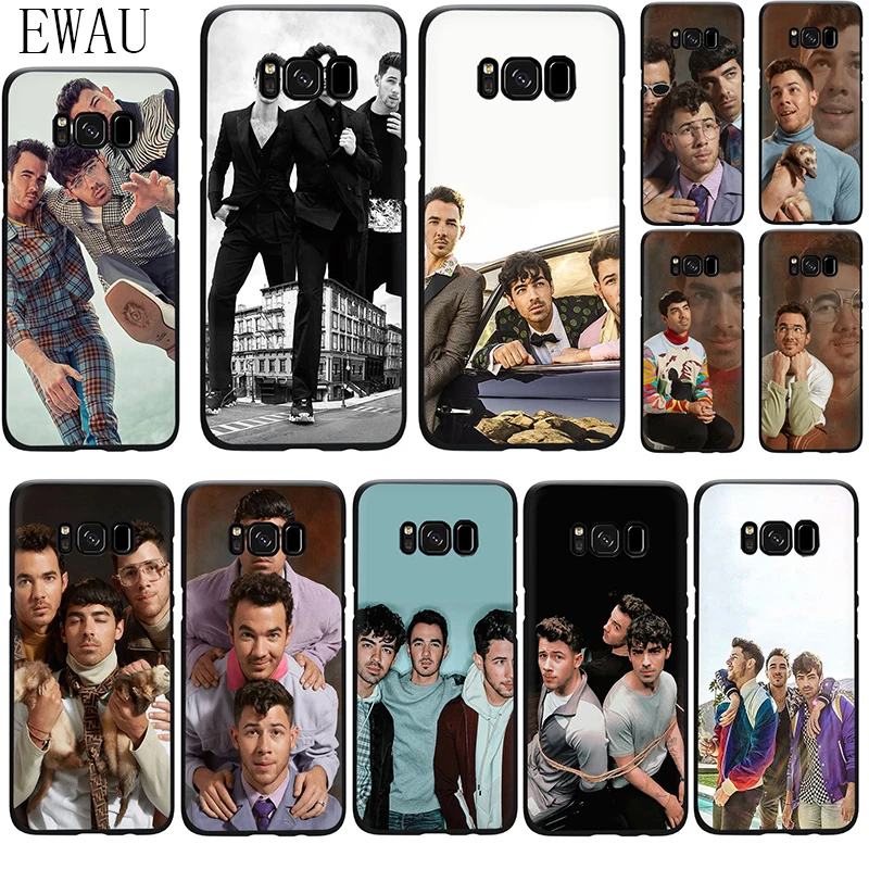Силиконовый чехол для телефона EWAU Jonas Brothers Samsung S6 S7 Edge S8 S9 S10 Note 8 9 10 plus S10e lite |