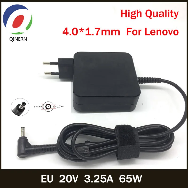Адаптер для ноутбука QINERN EU 20V 3.25A 65W 4 0*1 7mm AC Lenovo IdeaPad100-15 B50-10 YOGA 510-14 310-14 710-13 |