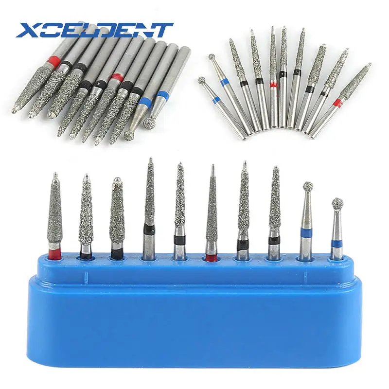 10 шт./кор. стоматологических алмазных боров(сверла стоматологические ...