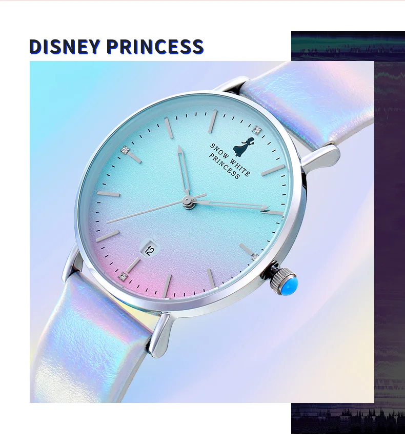 Disney Watch Girl Korean Simple Temperament Waterproof Mori College
Style Gradient Girl Student Watches