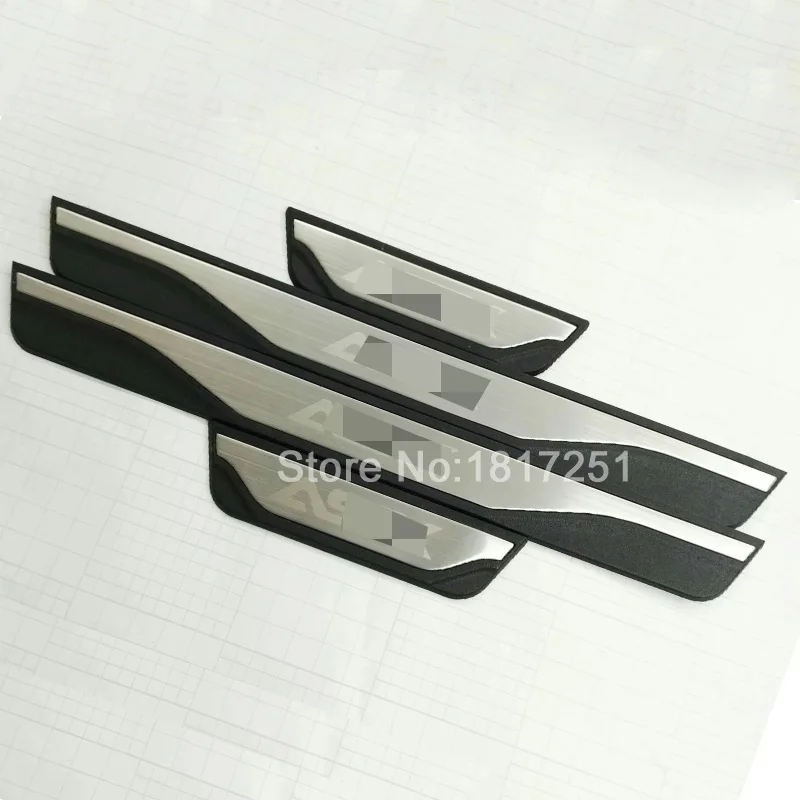 Scuff plate door sill for mitsubishi asx 2011-car accessories