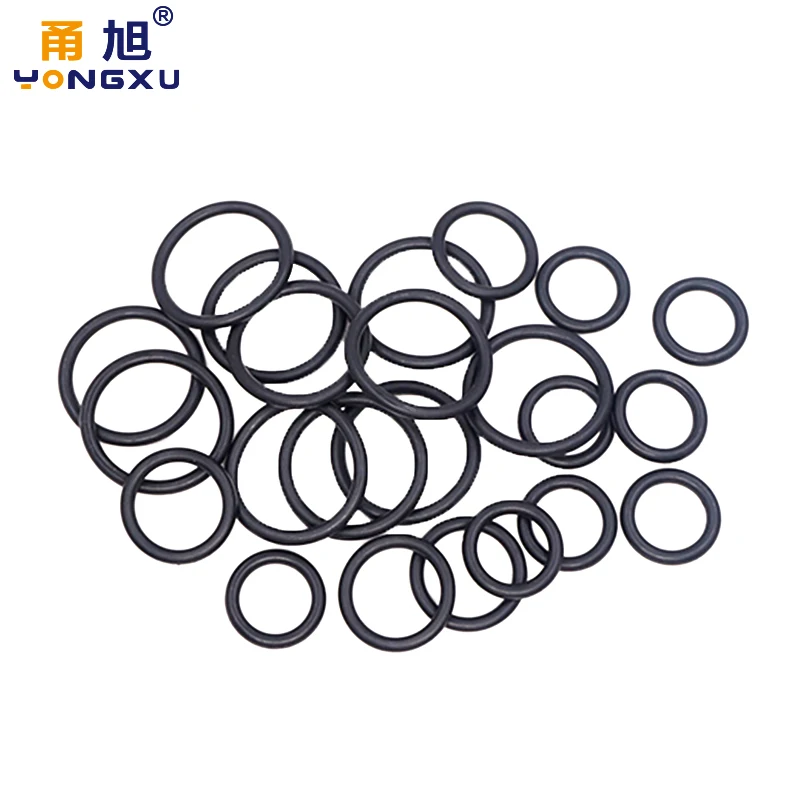 Rubber O Rings NBR O Ring Seal Gasket Thickness CS3.5mm OD12-200mm Wear Resistant Automobile Petrol Nitrile Rubber Waterproof Black