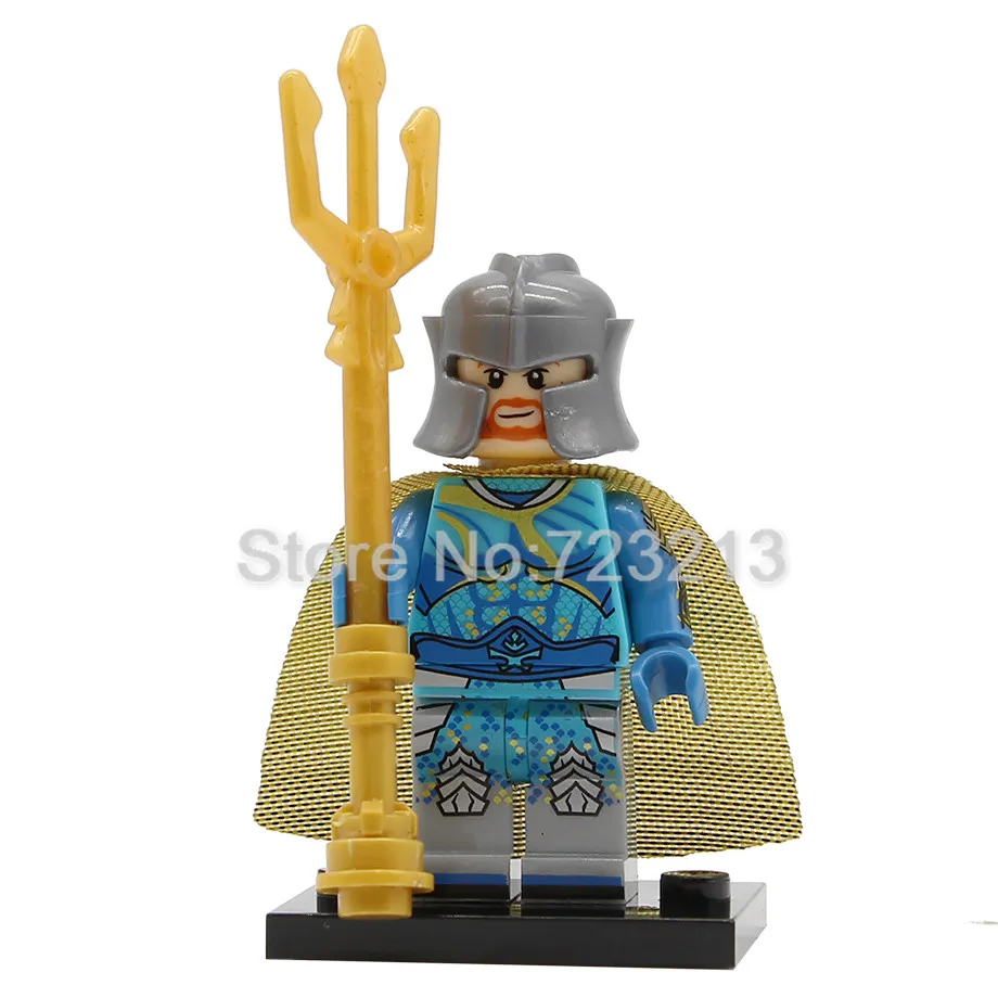X0219 DC Super Hero рисунок, Супермен мера брат глаз чудо-женщина аквамэн убийца Мороз Набор строительных блоков кирпич игрушки - Цвет: Nereus