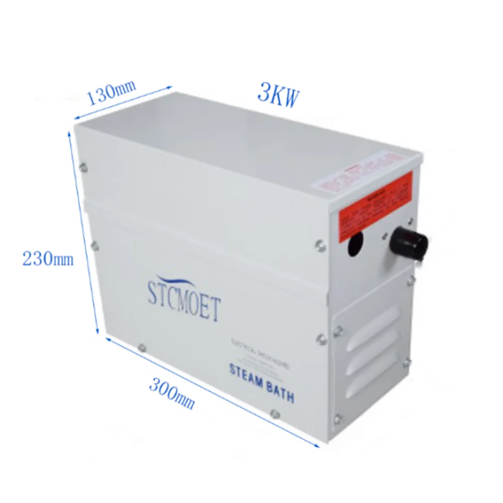 Description Picture 4 of item3KW Steam Generator Home Steam Machine Sauna Bath SPA Steam Shower 220V with Digital Controller