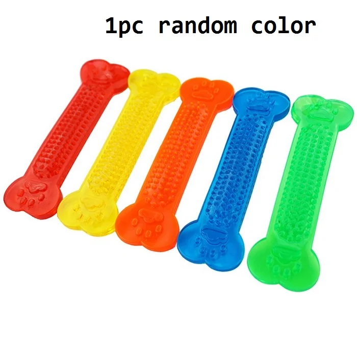 Random Color Игрушки для собак, молярный очиститель зубов, чистящая палочка для собак, жевательная игрушка для собак, зубная щетка, собачка, щенок, уход за зубами, собака, питомцы, щенки - Цвет: Random Color