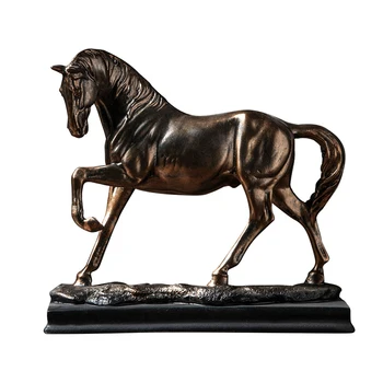 

Vintag Horse Statue Creative Home Decoration Accessories Retro Horse Sculpture Desktop Decorations Ornament Businese Gift