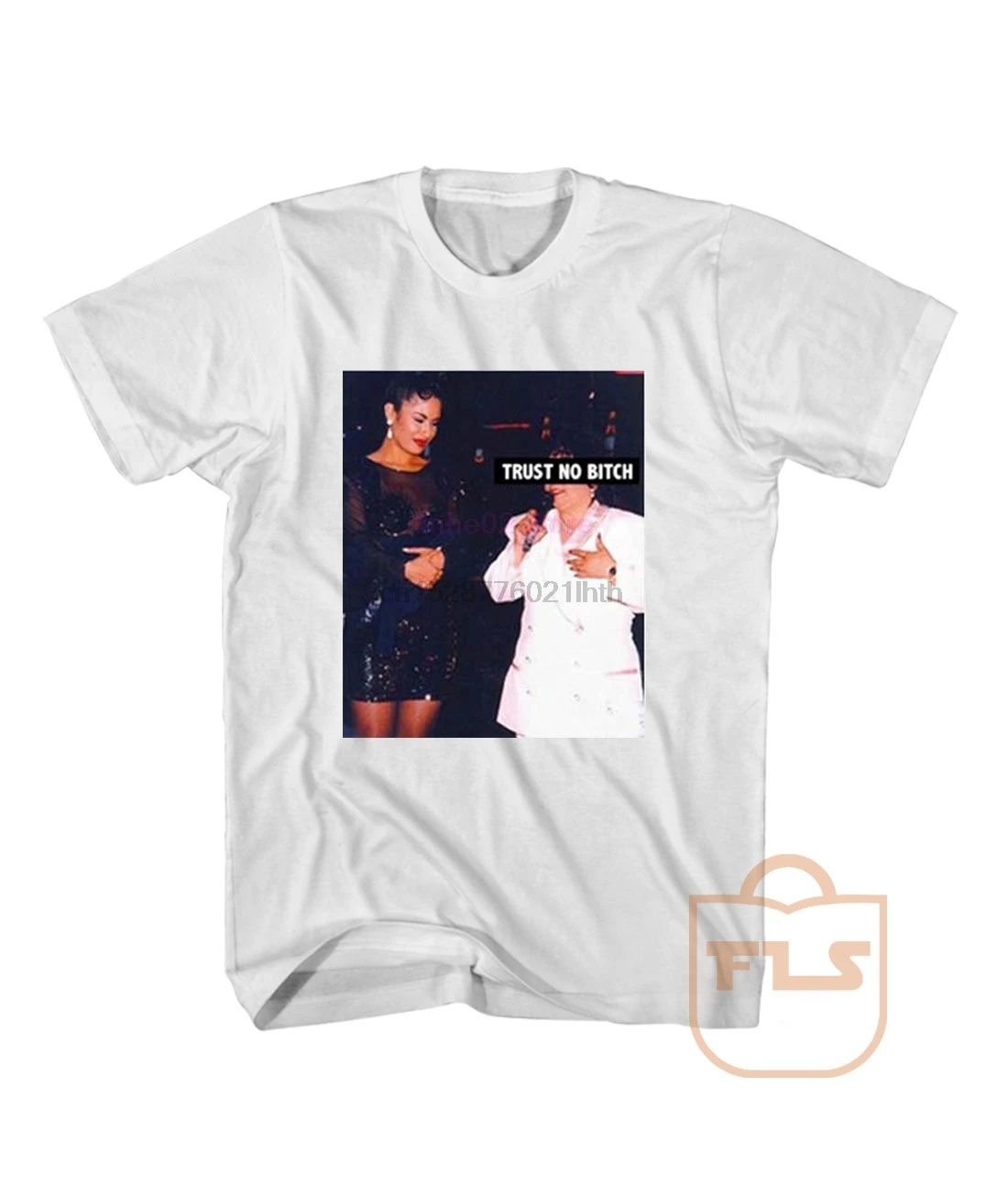 Selena Quintanilla Trust No Bitch T Shirt Men Cool Short-Sleeve T-Shirt |