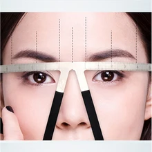 

Professional Eyebrow Stencil Ruler Permanent Makeup Accesories Microblading Makeup Direct Selling Eyebrow Tattoo Ruler