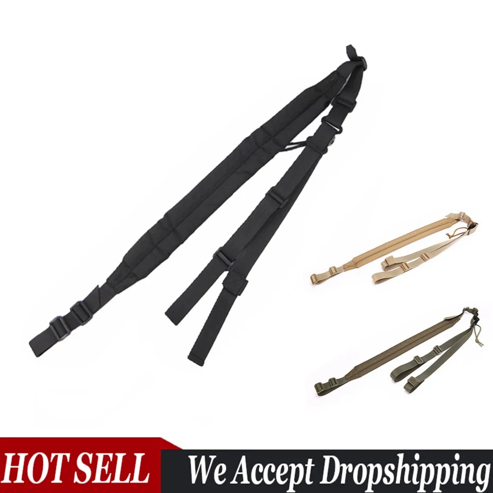 

Tactical 2 Point Gun Sling Strap Airsoft Hunting Rifle Belt Military Multi-function Shooting Shotgun Sling Gun Accessories
