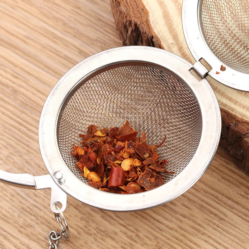 4 Size Stainless Steel Tea Infuser Sphere Locking Spice Tea Ball Strainer Mesh Infuser Filter Kitchen Accessories tea infuser tea strainer tea filter