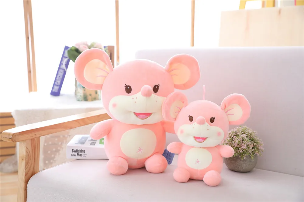 23/33 см Kawaii Мышь с нарисованными куклами из мультфильмов мягкие Животные из мягкого плюша с Микки-Маусом животных игрушки в подарок на день рождения для детей Высокое качество