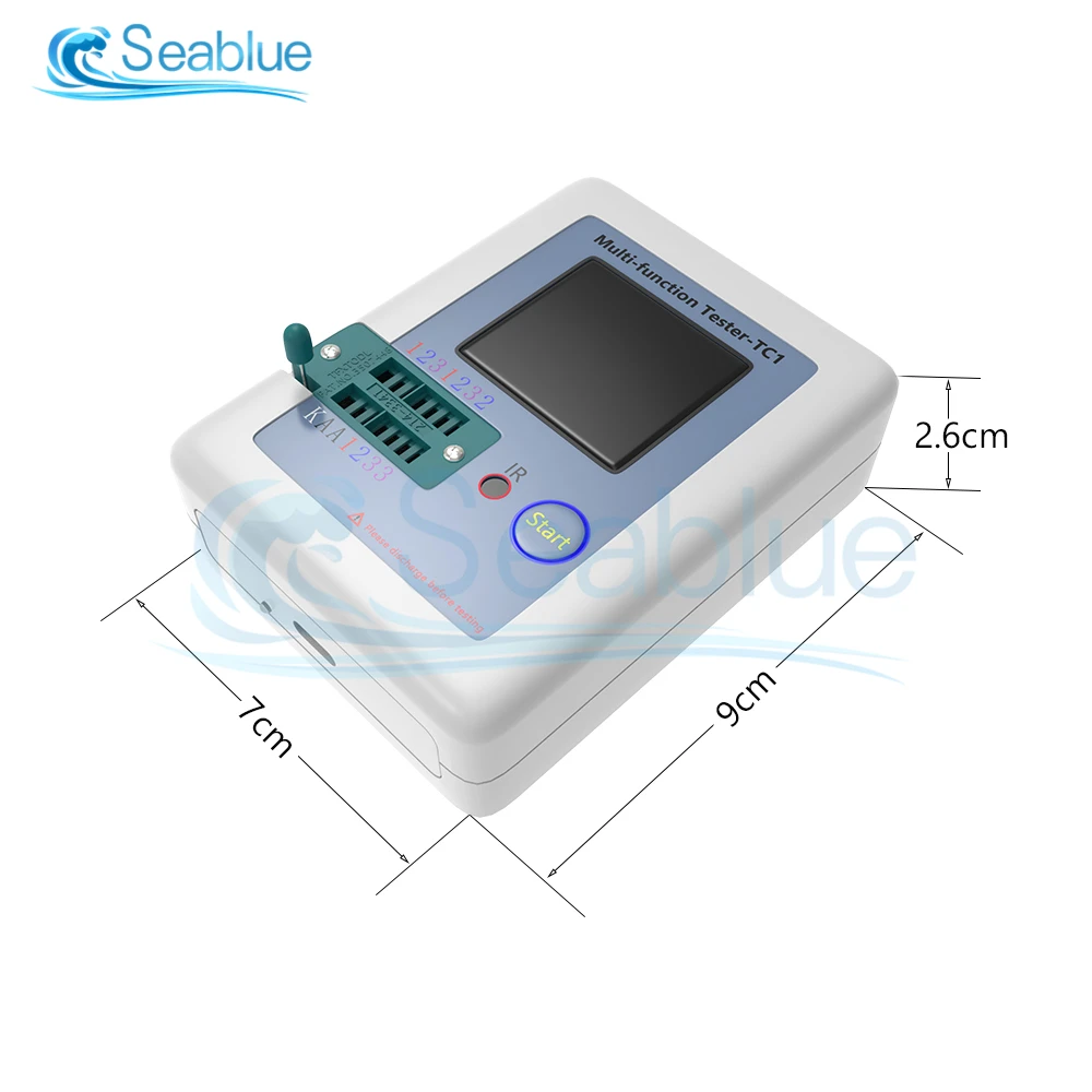 2022 New LCR-TC2 Transistor Tester Multimeter For Diode Triode MOS/PNP/NPN Capacitor Resistor Transistor Replace TC-T7-H LCR-TC1 3