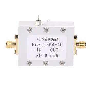 

RF Amplifier Signal Receiver 50K-2GHZ Low Noise Amplifier RF Amplifier Broadband Low Noise Amplifier LNA Gain