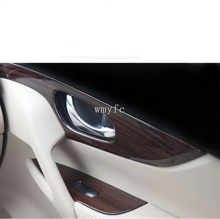Для Nissan X trail T32 X-trail- ABS для панели управления окон стекло подъемный переключатель Крышка отделка автомобиля-аксессуары для укладки