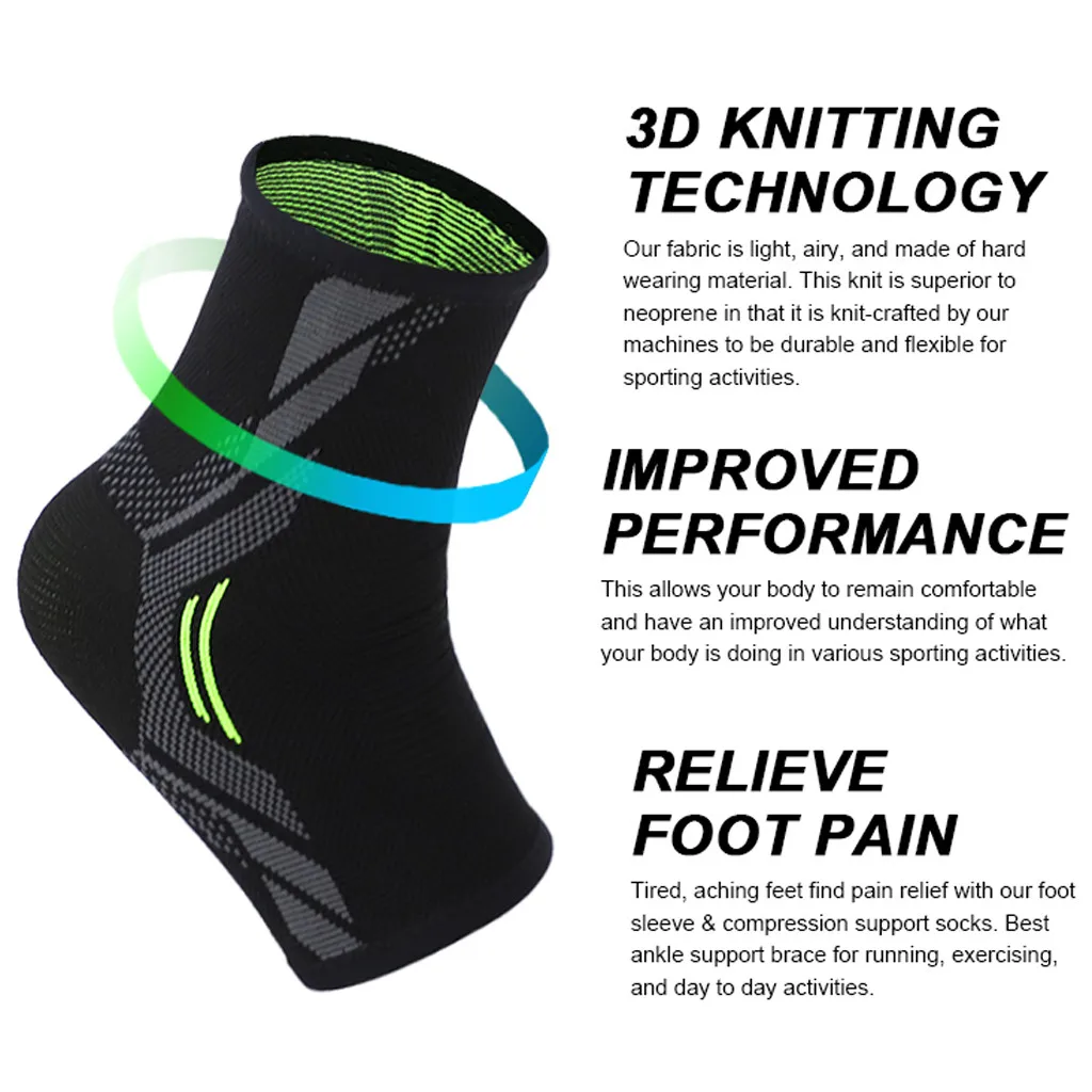 Спортивная опора для защиты лодыжек эластичная повязка на голеностопный сустав хлопок комфорт от растяжений Баскетбол Футбол ноги безопасность